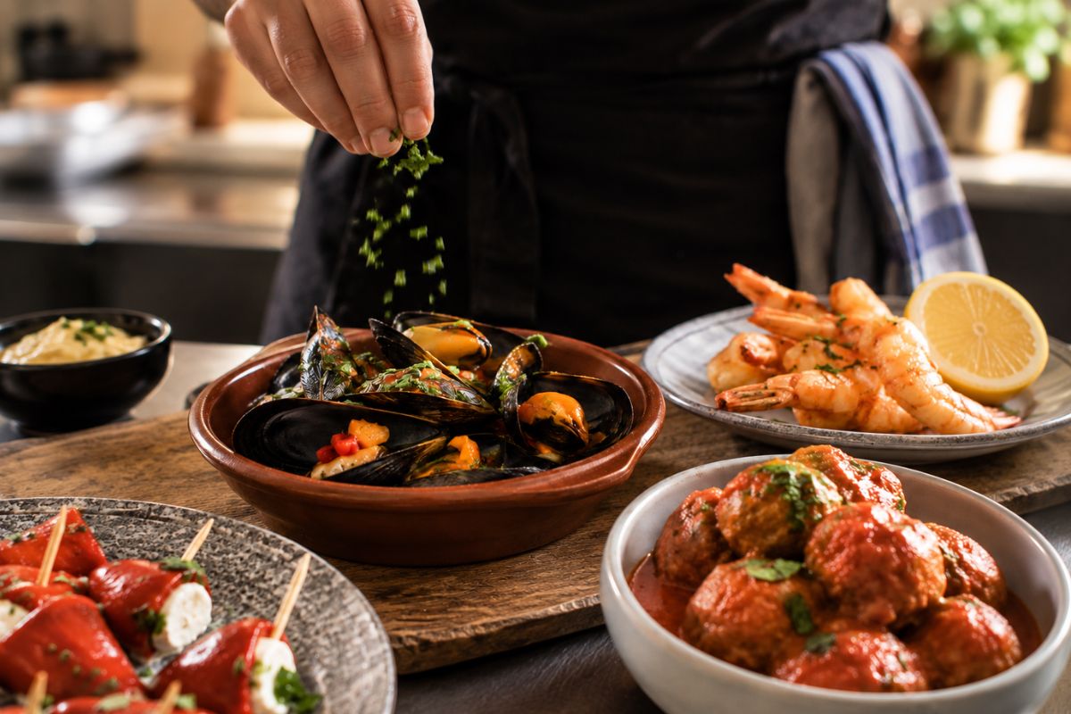 CUISINE ESPAGNOLE : 100% TAPAS… UNE EXPLOSION DE SAVEURS - La Guilde Culinaire - Cours - Cours de cuisine - - La Guilde Culinaire