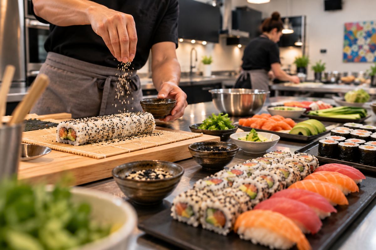 CUISINE JAPONAISE : INITIATION À L'ART DES SUSHIS 寿司 - La Guilde Culinaire - Cours - Cours de cuisine - - La Guilde Culinaire