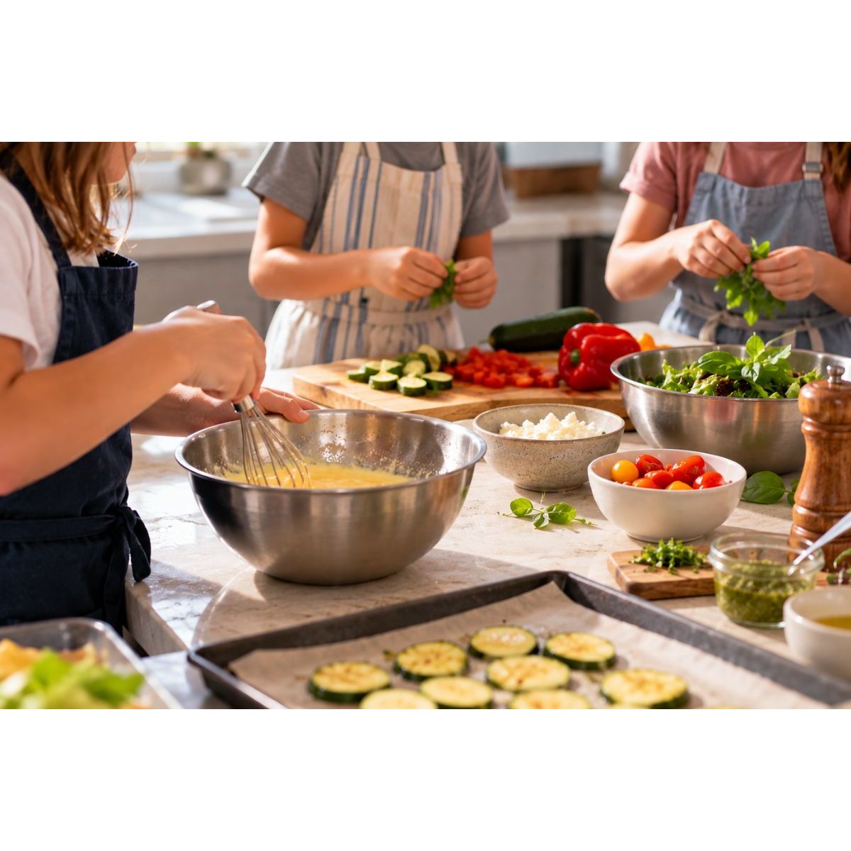 Camps culinaires d'été : 8 à 12 ans (5 jours) - La Guilde Culinaire - Cours - Cours de cuisine - - La Guilde Culinaire