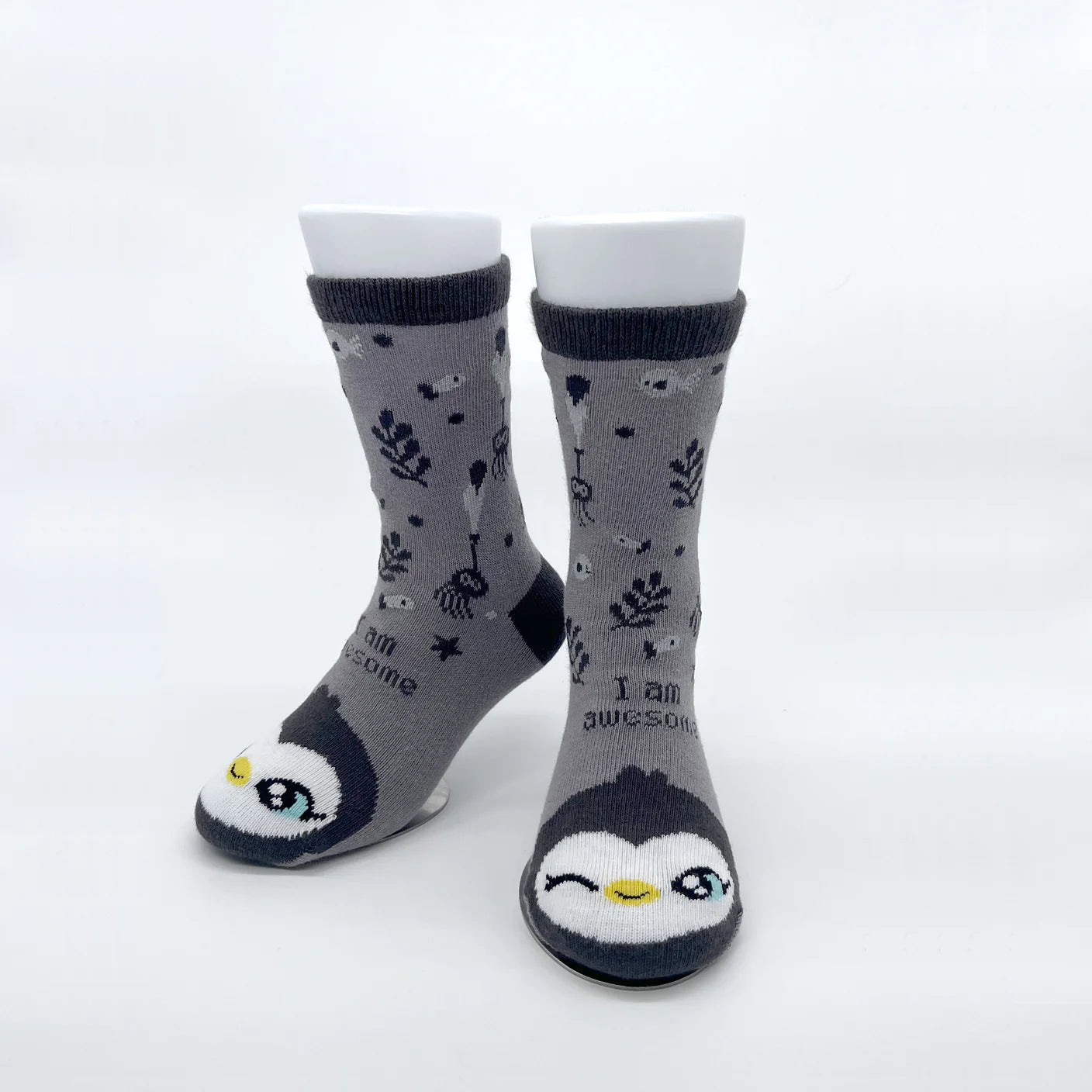 Chaussettes - Penguin - I am awesome! ! - Suyon Collection - Chaussettes - - La Guilde Culinaire