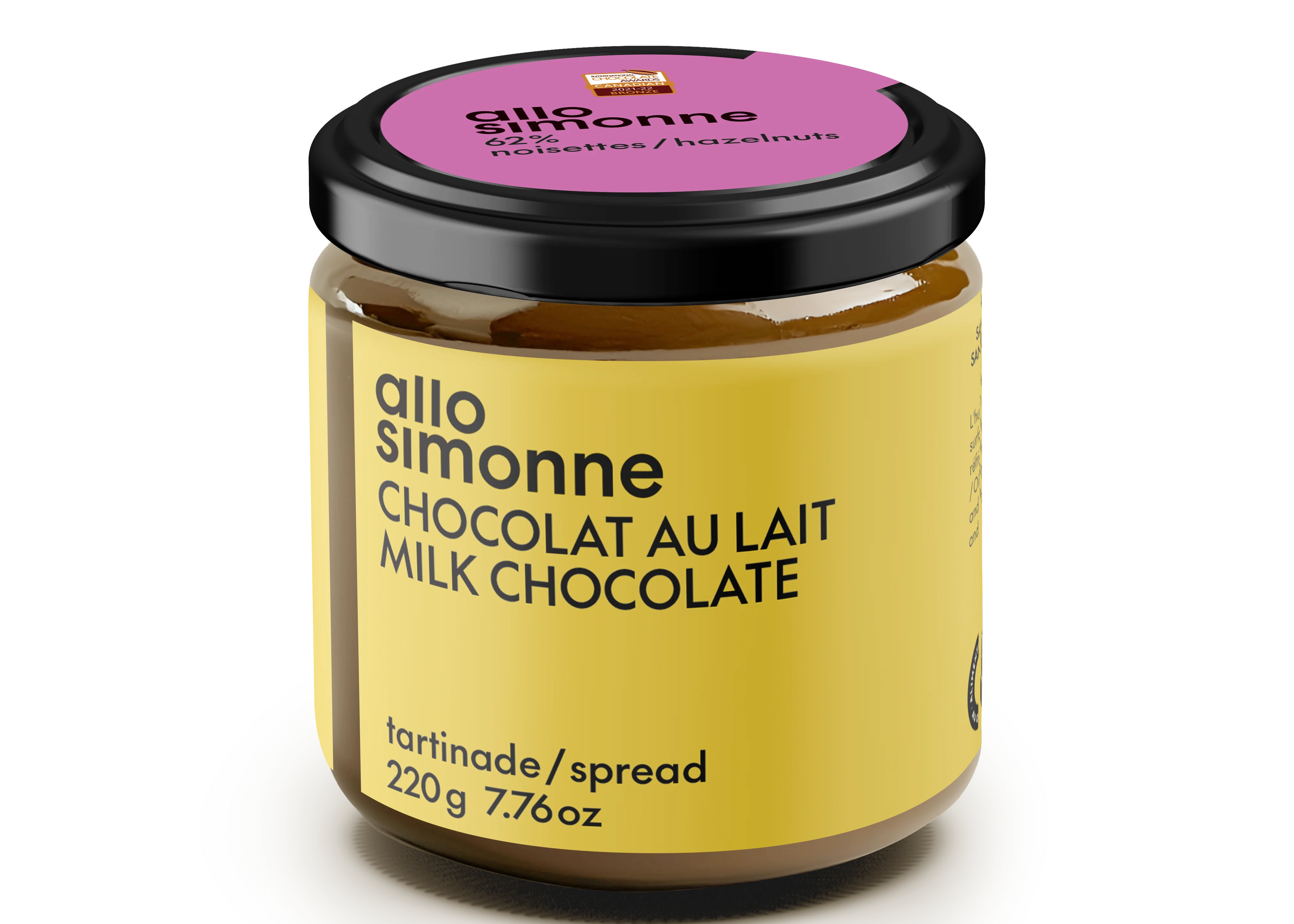 Tartinade Noisettes & Chocolat au Lait - Allo Simonne - Tartinade - - La Guilde Culinaire