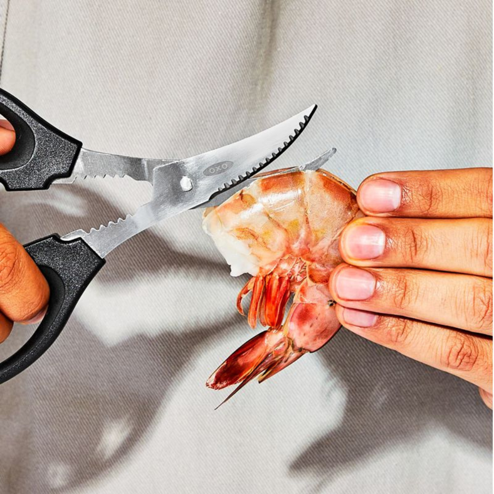Ciseaux courbés pour fruits de mer - OXO - Ciseaux de cuisine - - La Guilde Culinaire
