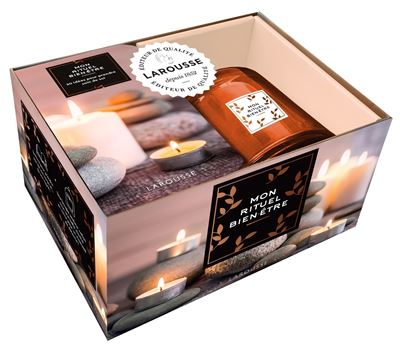 Coffret bougie "Mon rituel bien-être" - Larousse Ed. - Coffret cadeau - - La Guilde Culinaire