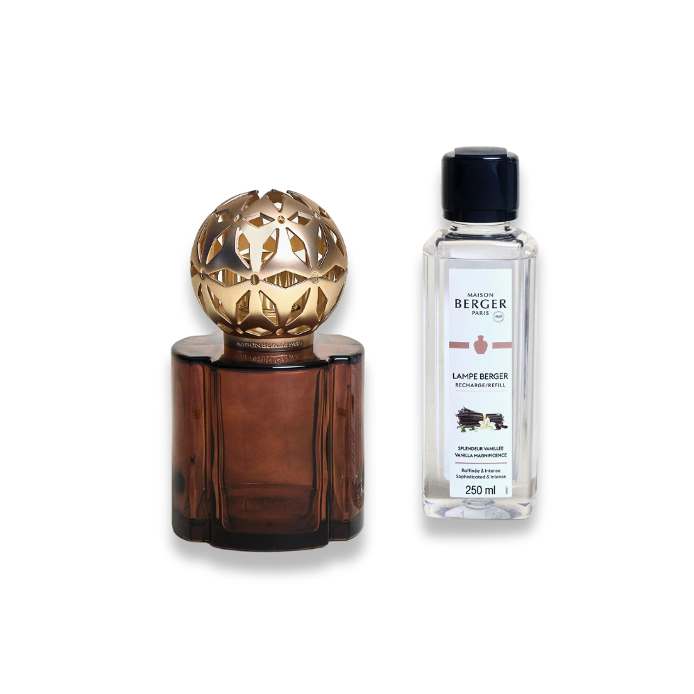 Coffret Lampe Berger Pomelis Chocolat - Maison Berger Paris - Coffret Lampe Berger - - La Guilde Culinaire