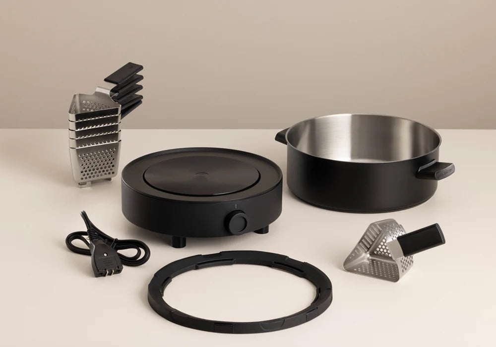 Ensemble à fondue Evolution 6P Mini 3-en-1 - Fondussimo - Service à fondue - - La Guilde Culinaire