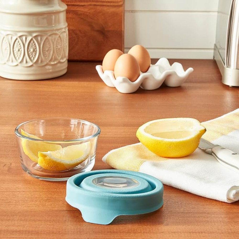 Contenant de conservation Rond TrueSeal, Bleu Minérale - Anchor Hocking - Contenant pour aliment - - La Guilde Culinaire