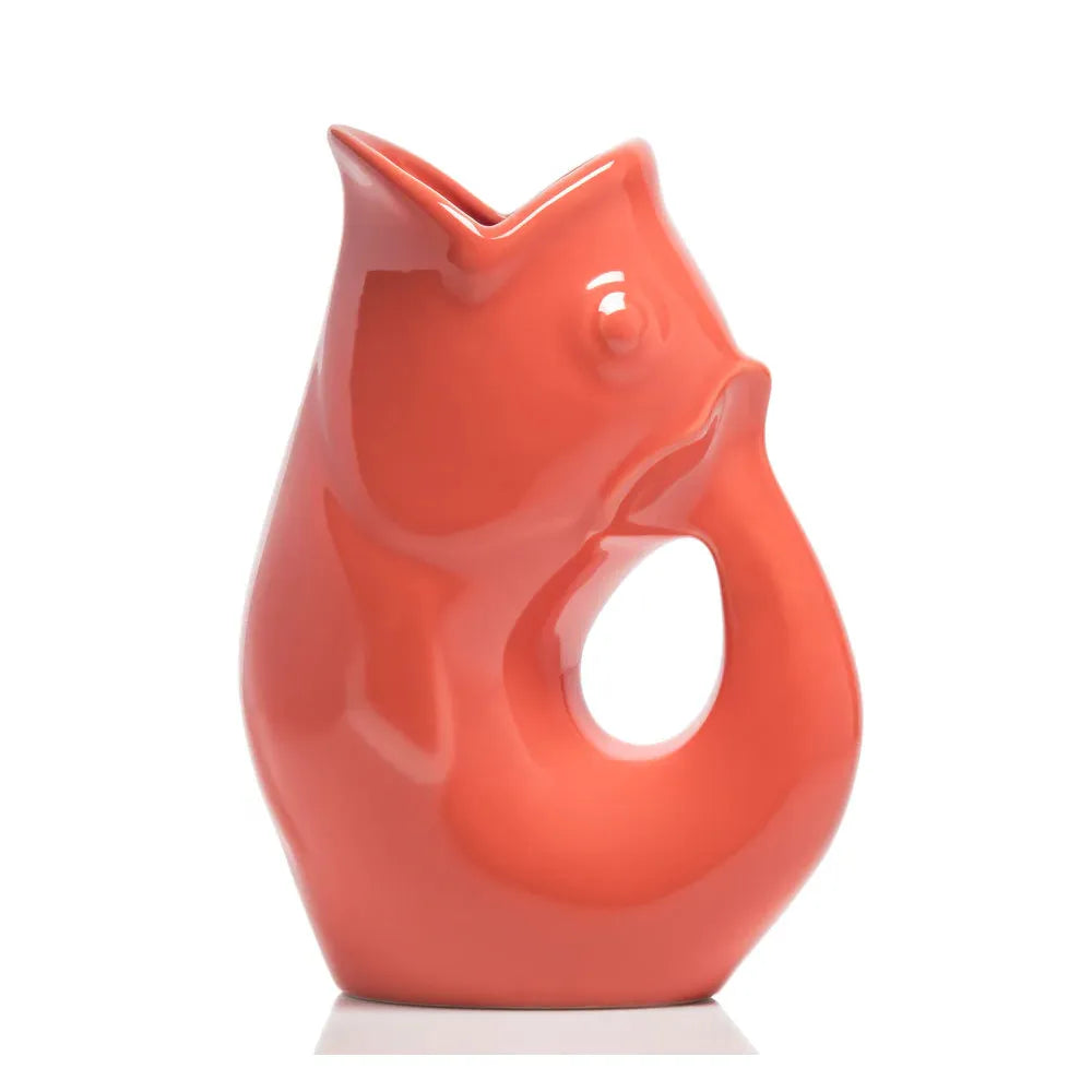 GurglePot - 354ml (12 oz) - Le Pichet Qui Gargouille (Moyen) Corail - GurglePot - Pichet et carafe - C6-GGP-COR03 / C6-GGP-CR03 - La Guilde Culinaire
