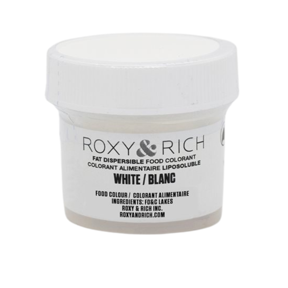 Colorant Alimentaire Liposoluble Blanc 10g - Roxy & Rich - Colorant alimentaire liposoluble - P5-B00 - La Guilde Culinaire