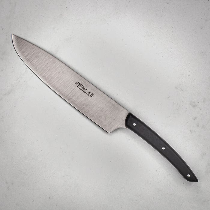 Couteau du chef 18cm Le Thiers lame satinée Noir - Claude Dozorme - Couteau de Chef - D6.90.136.90M - La Guilde Culinaire