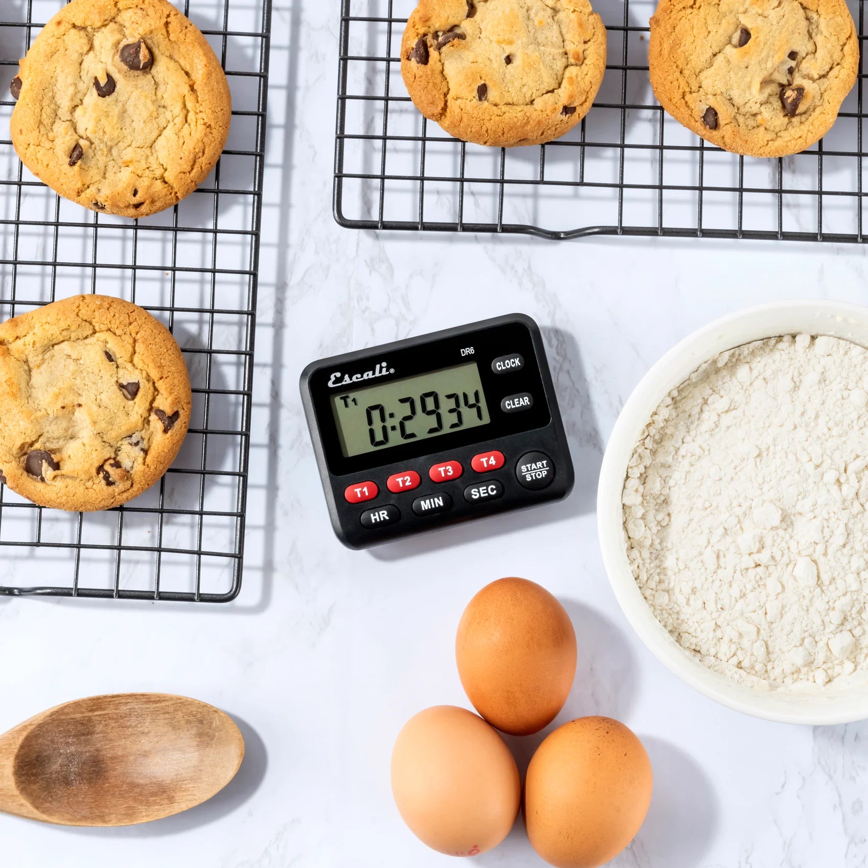 Minuterie numérique à 4 canaux - Escali - Minuteur de cuisson - - La Guilde Culinaire