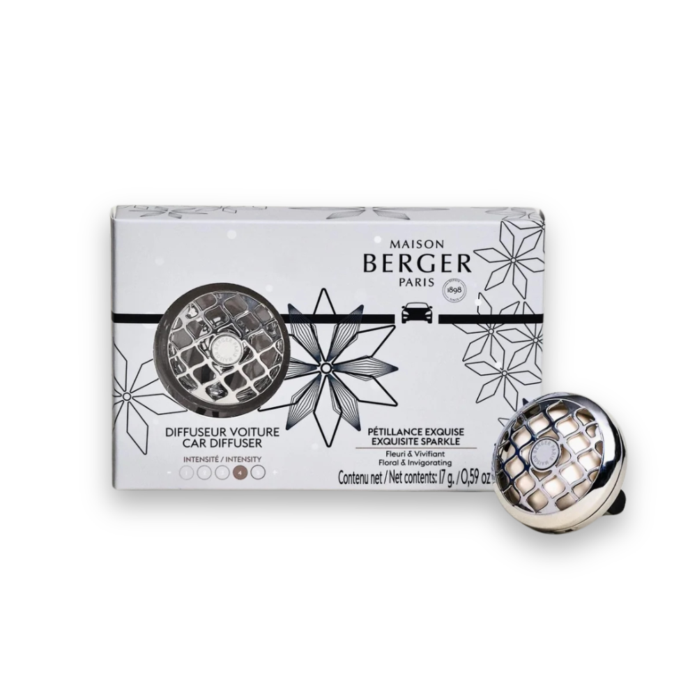 Diffuseur voiture Rosalie Pétillance Exquise - Maison Berger Paris - Diffuseur de voiture - - La Guilde Culinaire