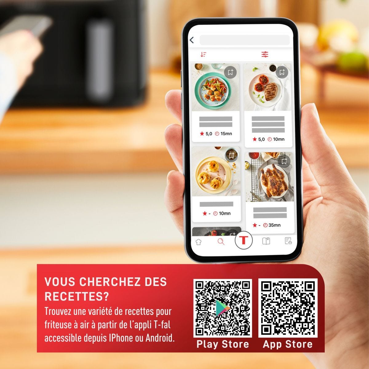Friteuse à air, deux tiroirs 8,3 L- T-fal - T-fal - Air fryer - - La Guilde Culinaire