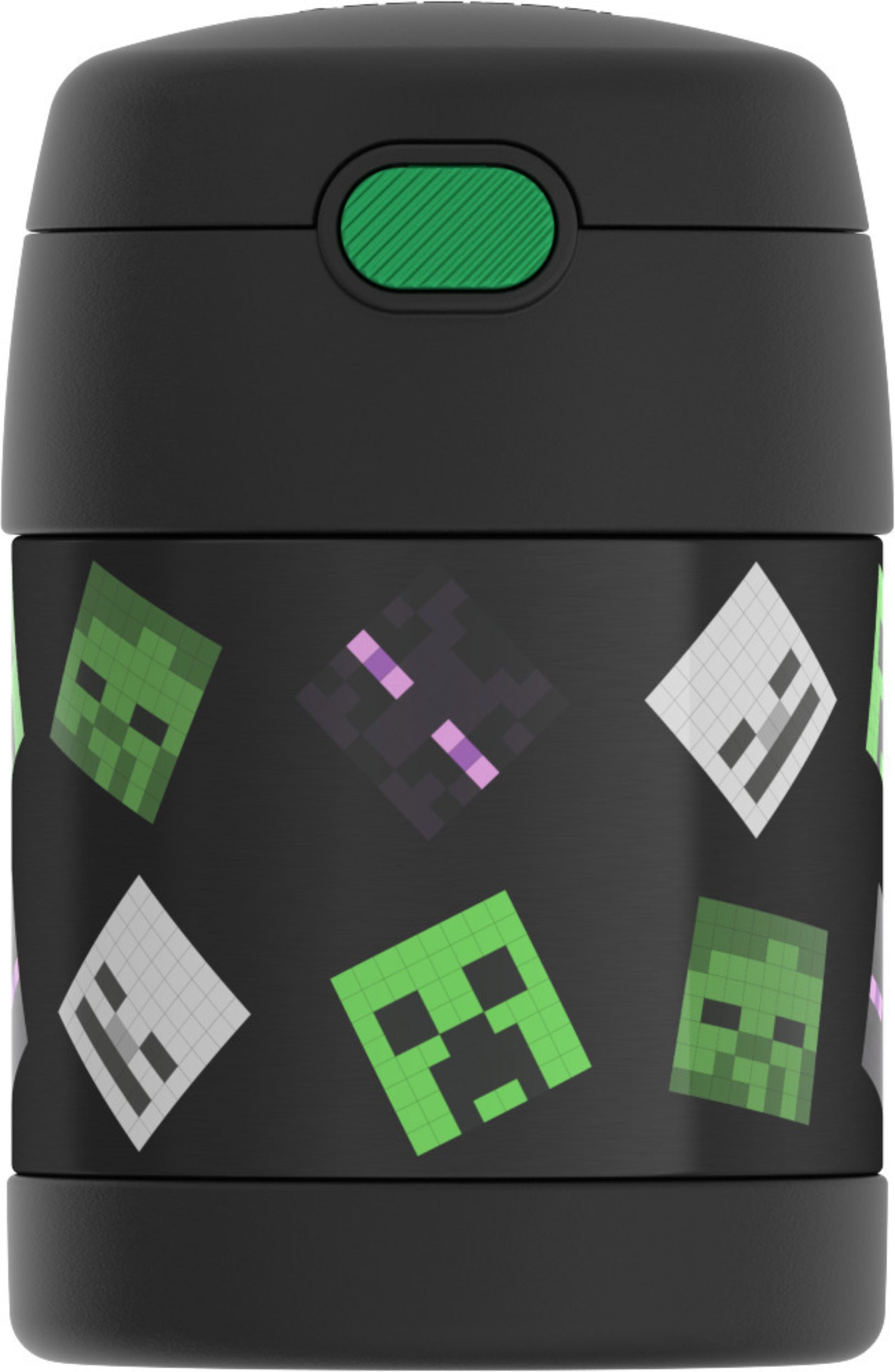 Contenant alimentaire FUNtainer avec cuillère 10oz (290 ml) - Minecraft - Thermos - Contenant pour aliment - - La Guilde Culinaire