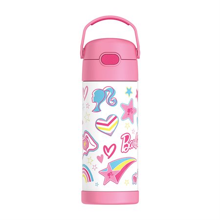 Bouteille d'eau FUNtainer avec paille 14oz (410 ml) - Barbie - Thermos - Bouteille d'eau - - La Guilde Culinaire