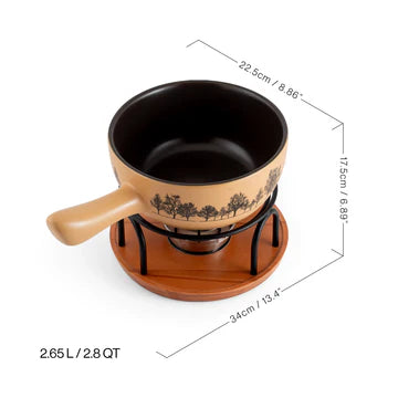 JURA Set à fondue 9 pièces - Swissmar - Service à fondue - - La Guilde Culinaire