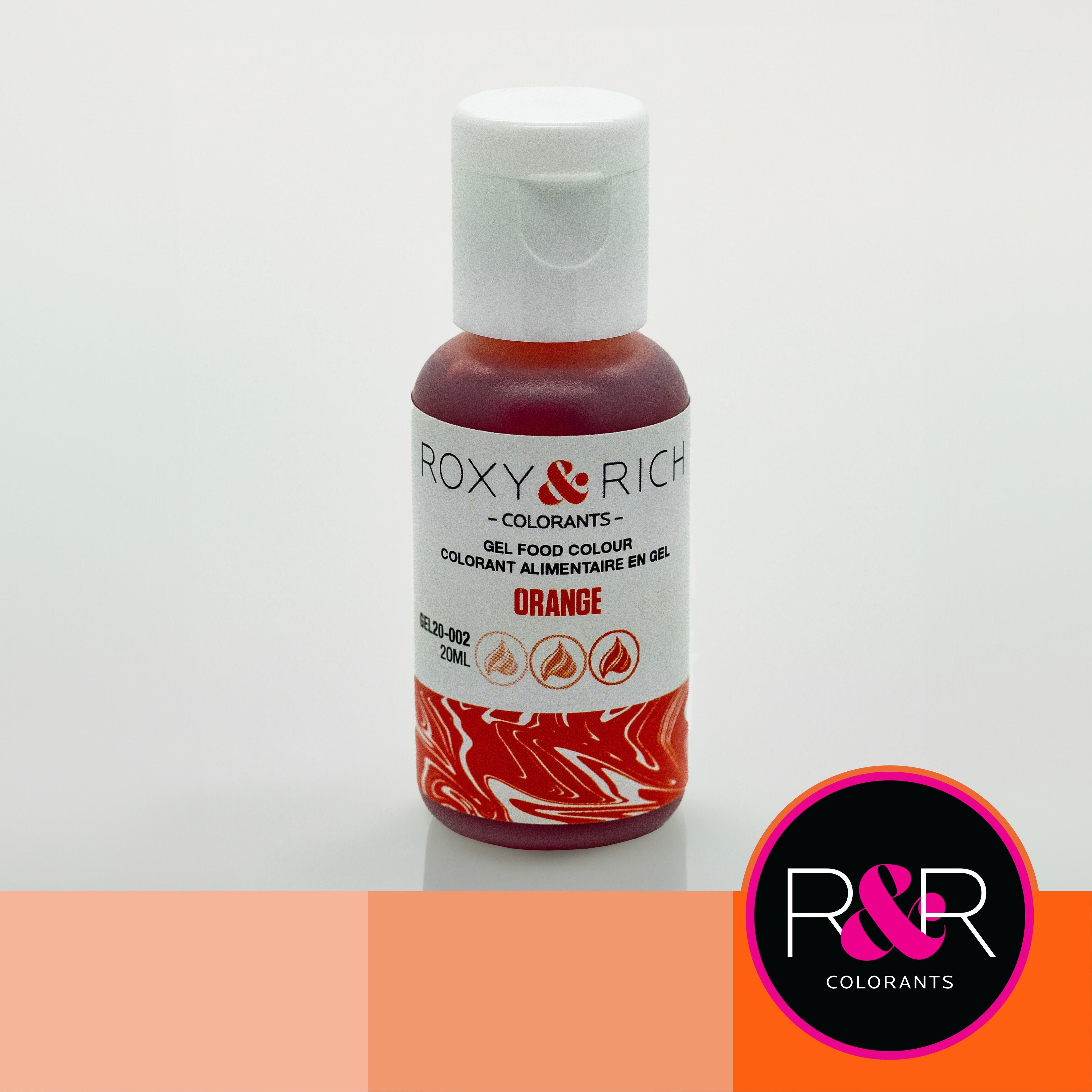 Gel colorant - Orange (20ml) - Roxy & Rich - Colorant alimentaire - - La Guilde Culinaire