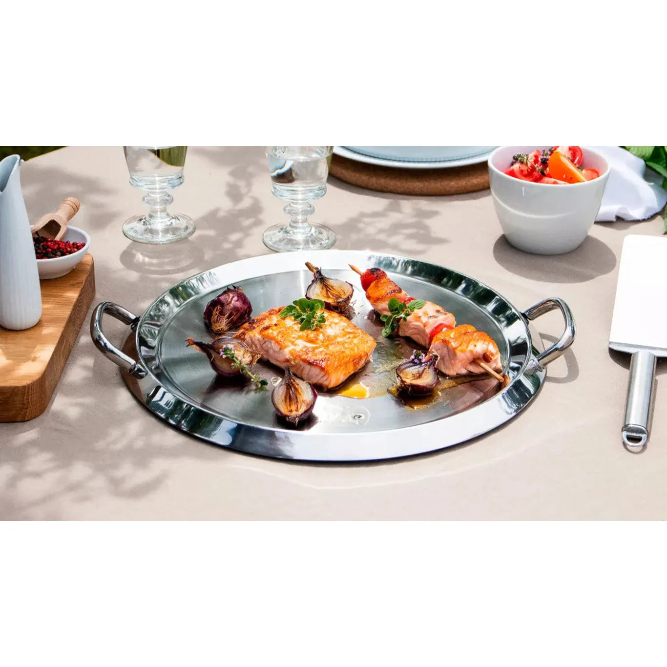 Plancha avec couvercle - Cristel - Couvercle pour poêle et casseroles - - La Guilde Culinaire