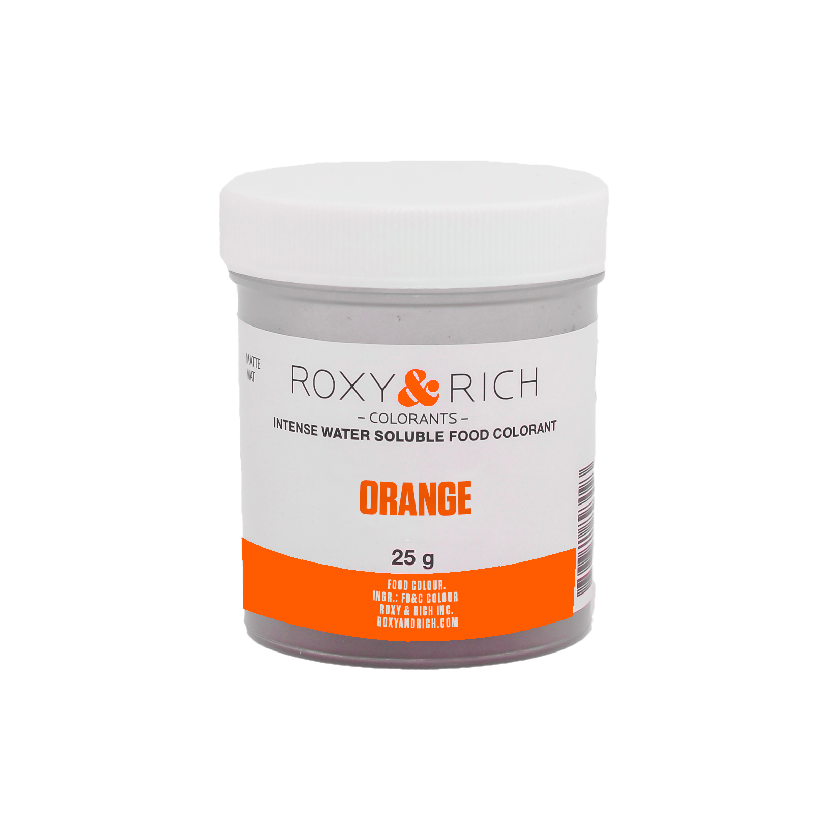 Colorant alimentaire hydrosoluble Orange 25g - Roxy & Rich - Colorant alimentaire hydrosoluble - H25-002 - La Guilde Culinaire