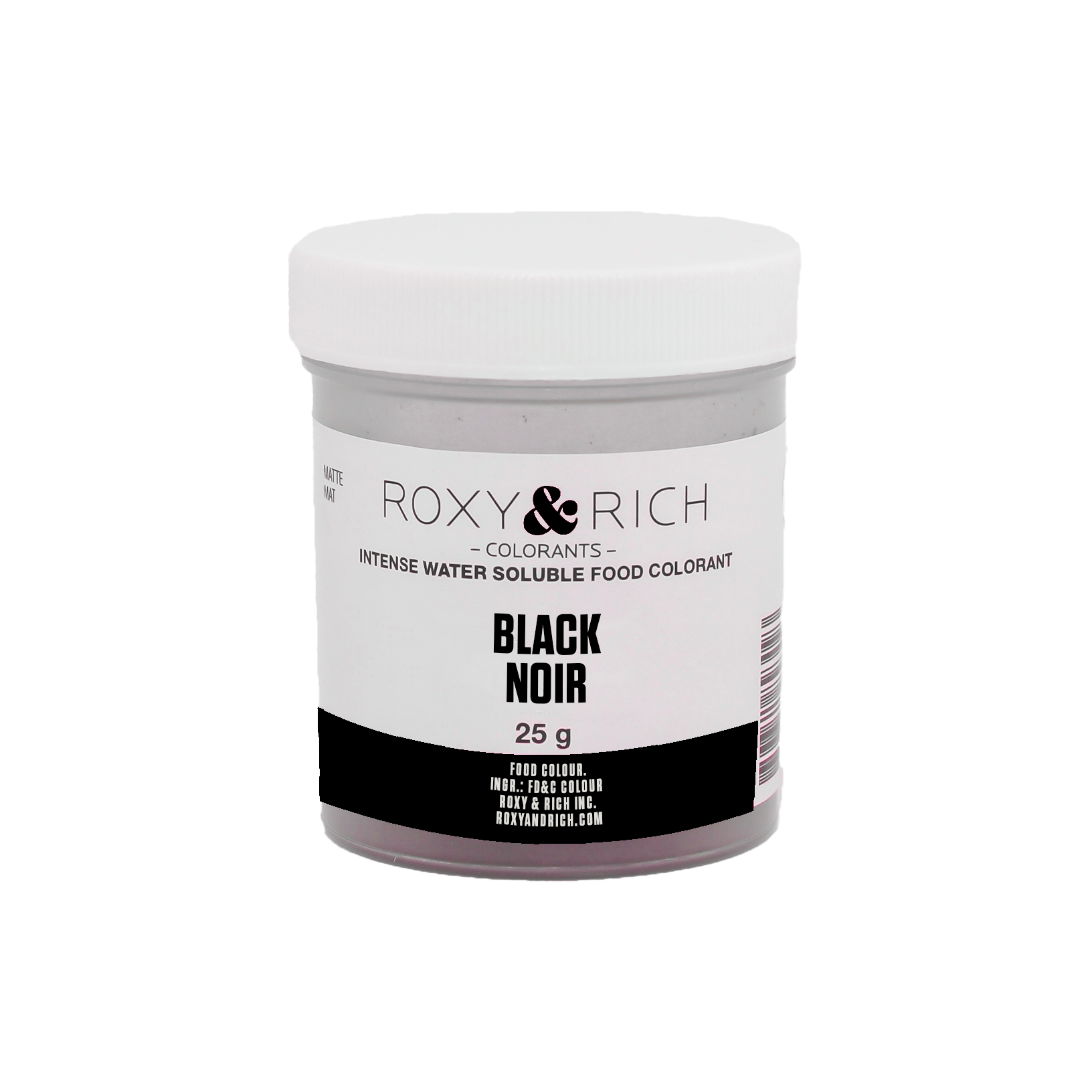 Colorant alimentaire hydrosoluble Noir 25g - Roxy & Rich - Colorant alimentaire hydrosoluble - H25-006 - La Guilde Culinaire