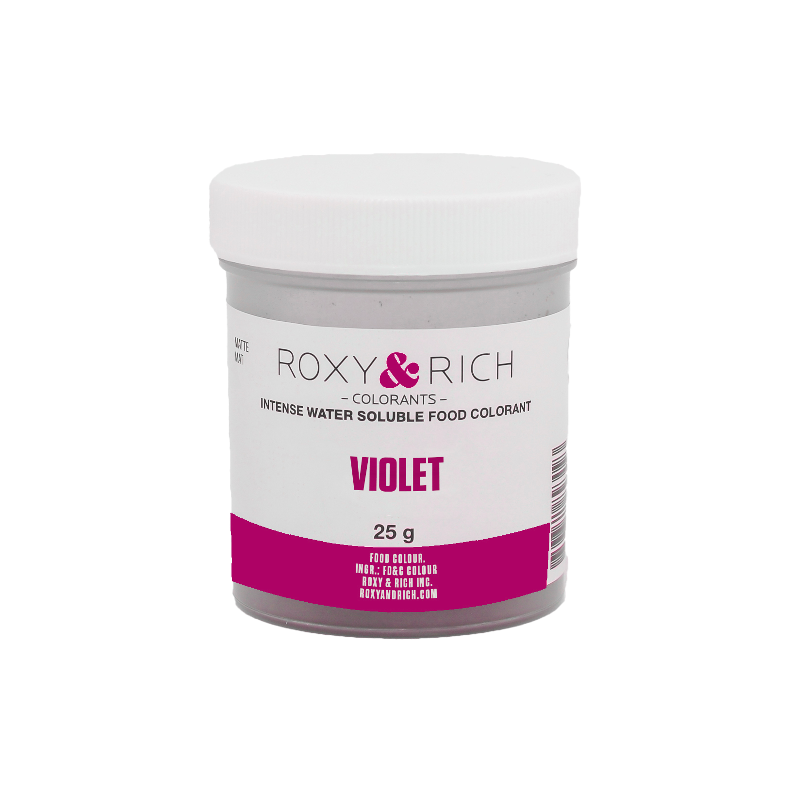 Colorant alimentaire hydrosoluble Violet 25g - Roxy & Rich - Colorant alimentaire hydrosoluble - H25-018 - La Guilde Culinaire