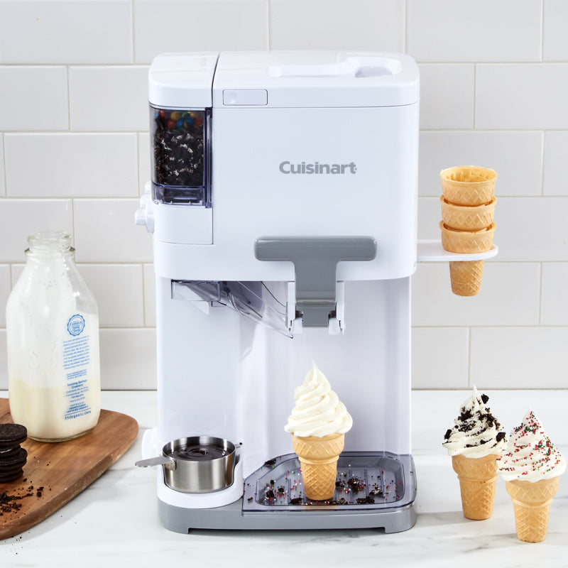Machine à crème glacée molle mix it in - Cuisinart - Sorbetière et turbine à glace - - La Guilde Culinaire