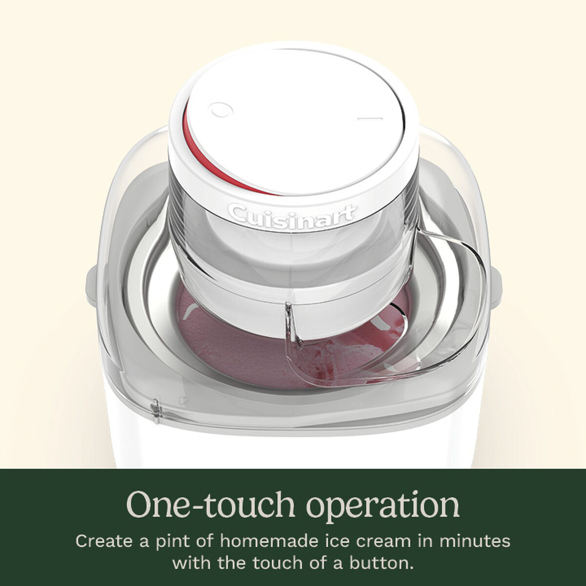 Sorbetière compacte pour une tasse - Cuisinart - Sorbetière et turbine à glace - - La Guilde Culinaire