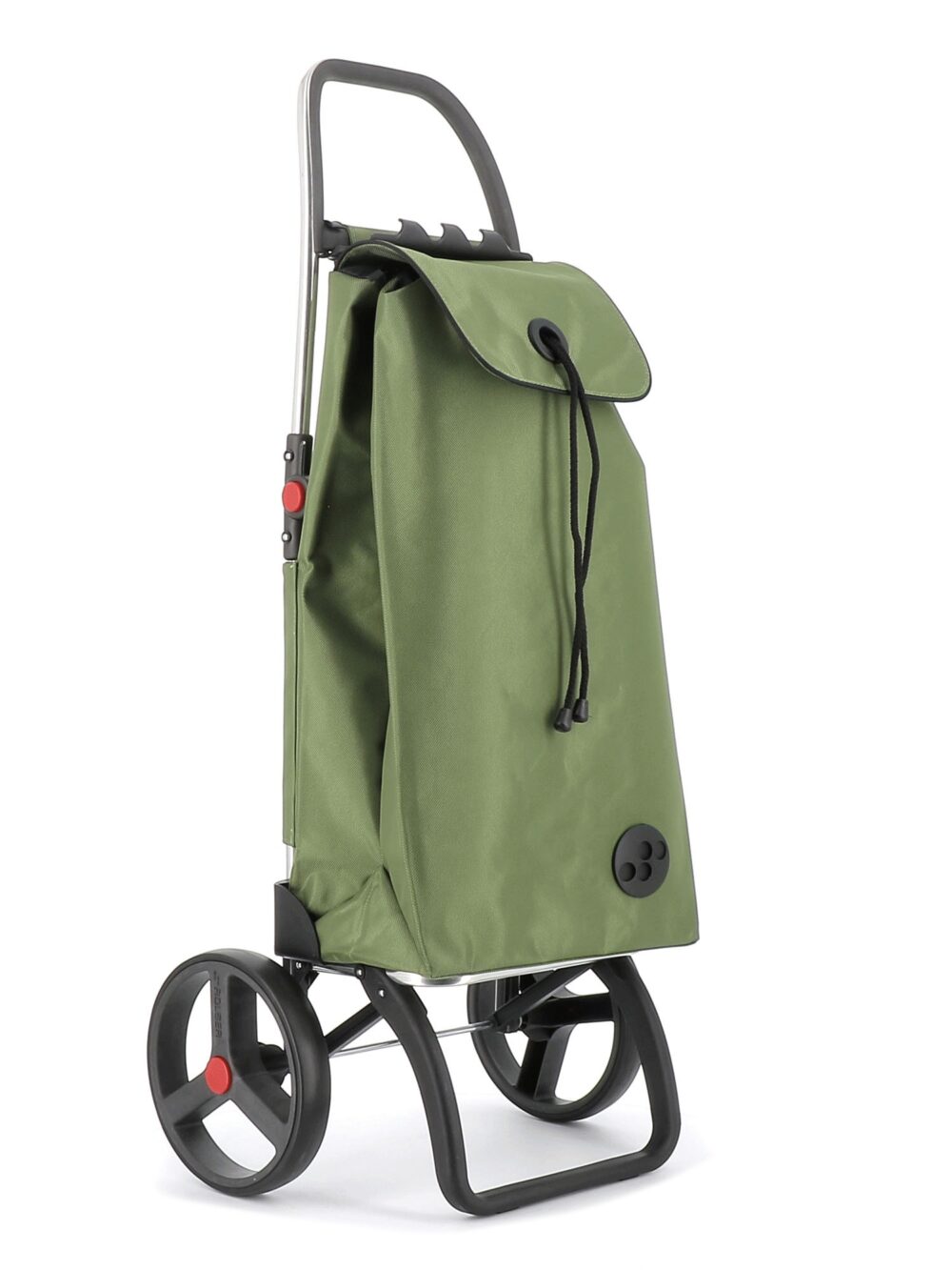 Chariot IMAX MF LOGIC RSG 2 Grandes Roues Pliante Olive - Rolser - Sac à épicerie - IMX308OLV - La Guilde Culinaire