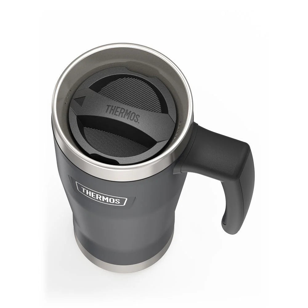 Tasse étanche en acier inoxydable 470 ml (16oz) Gamme ICON - Granite - Thermos - Tasse - - La Guilde Culinaire