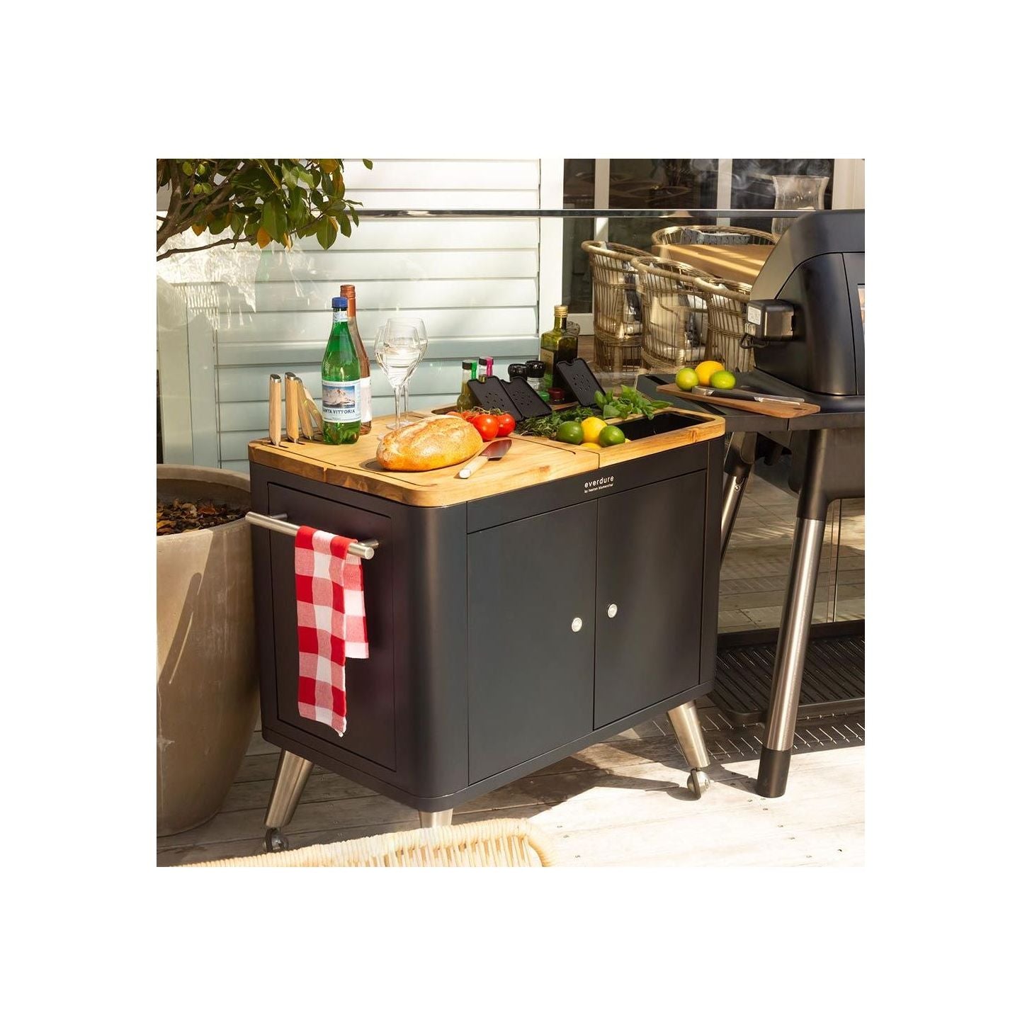 Ilot de cuisine mobile - Everdure - Everdure - Meuble de cuisine extérieur - - La Guilde Culinaire