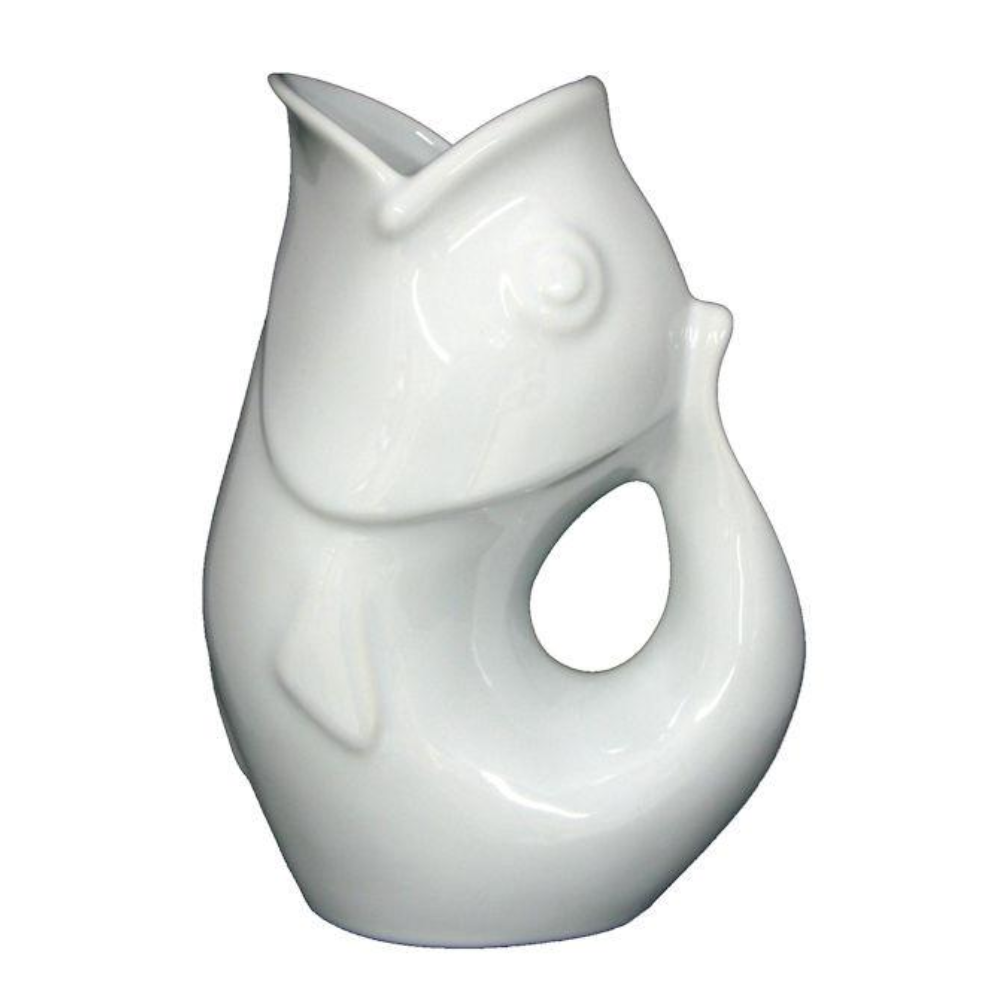 GurglePot - 88 ml (7 oz) - Le Pichet Qui Gargouille (Petit) Blanc - GurglePot - Pichet et carafe - C6-GGP-WH06 - La Guilde Culinaire