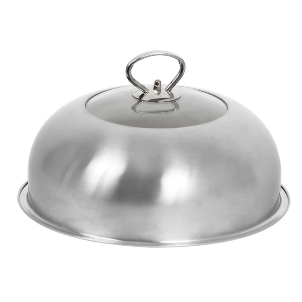 Cloche cuisson vitrée inox - Le Marquier - Le Marquier - Cloche en verre - - La Guilde Culinaire