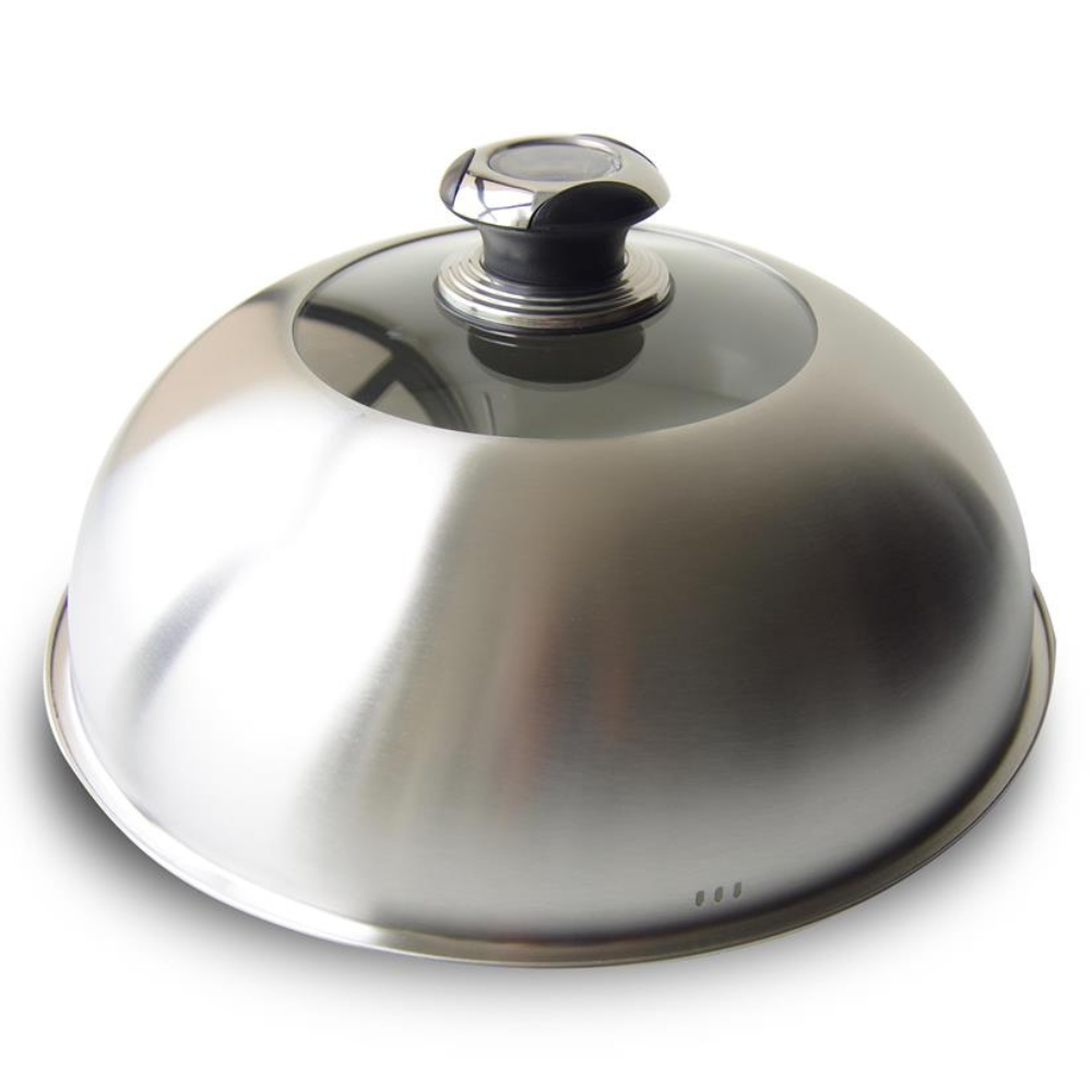 Cloche de cuisson en inox avec thermomètre - Le Marquier - Le Marquier - Cloche - - La Guilde Culinaire