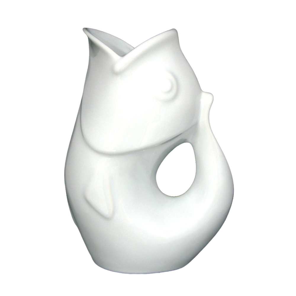 GurglePot - 88 ml (7 oz) - Le Pichet Qui Gargouille (Petit) Blanc Mat - GurglePot - Pichet et carafe - C6-GGP-WM06 - La Guilde Culinaire