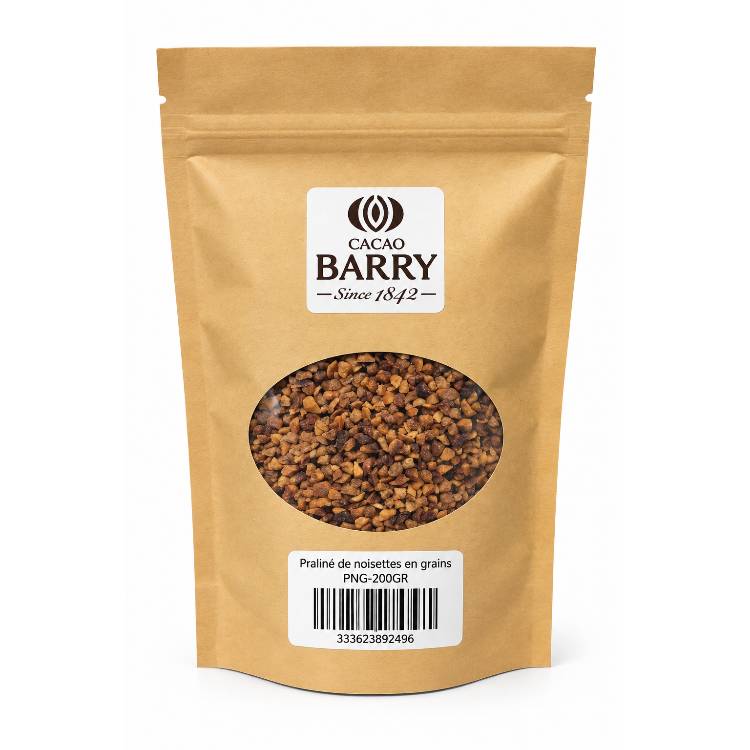 Praliné de noisettes en grains 200g - Cacao Barry - Praliné - PNG-200GR - La Guilde Culinaire