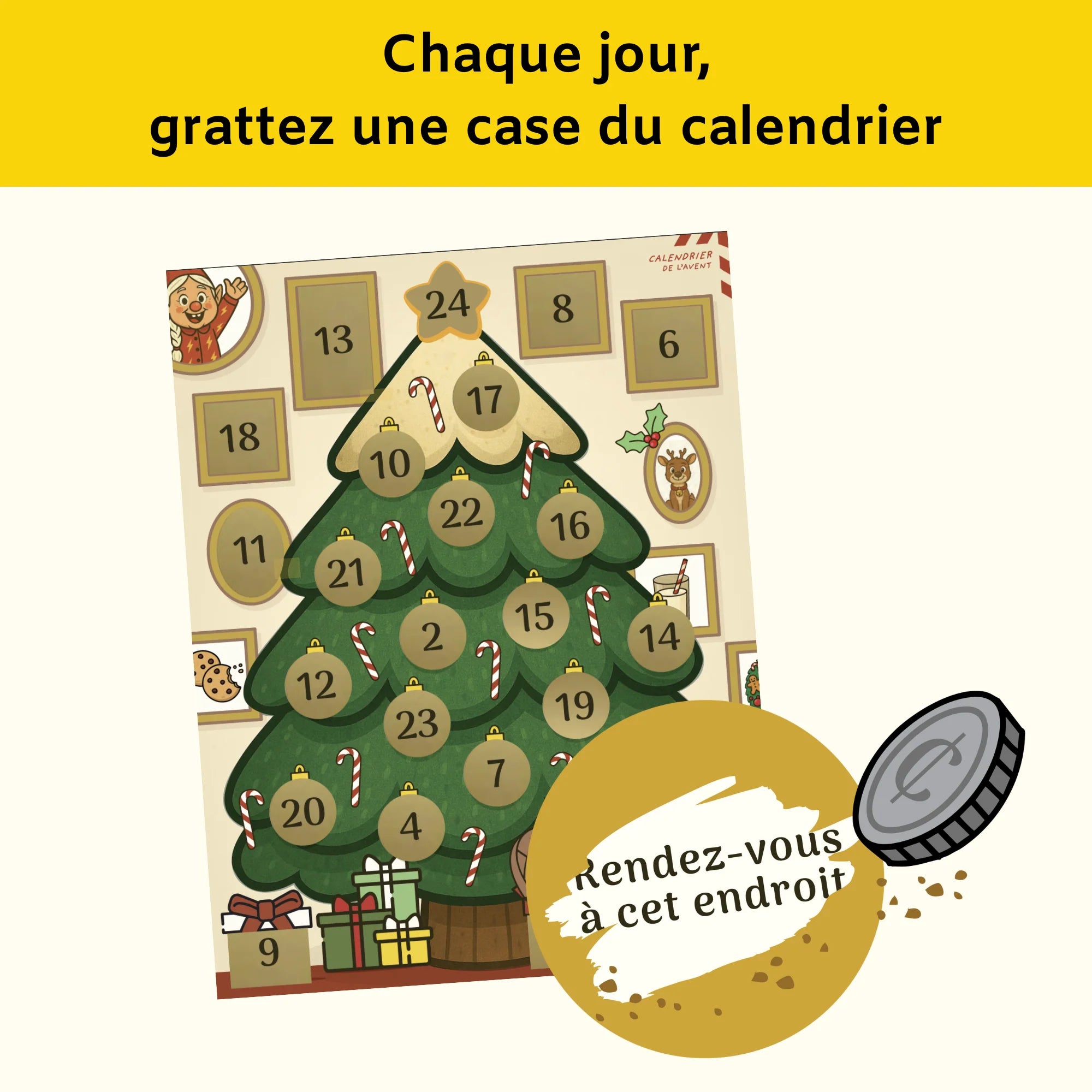 L'affaire du traîneau disparu : Calendrier de l'Avent - Charlo Jeux et Aventures - Calendrier de l'avent - - La Guilde Culinaire