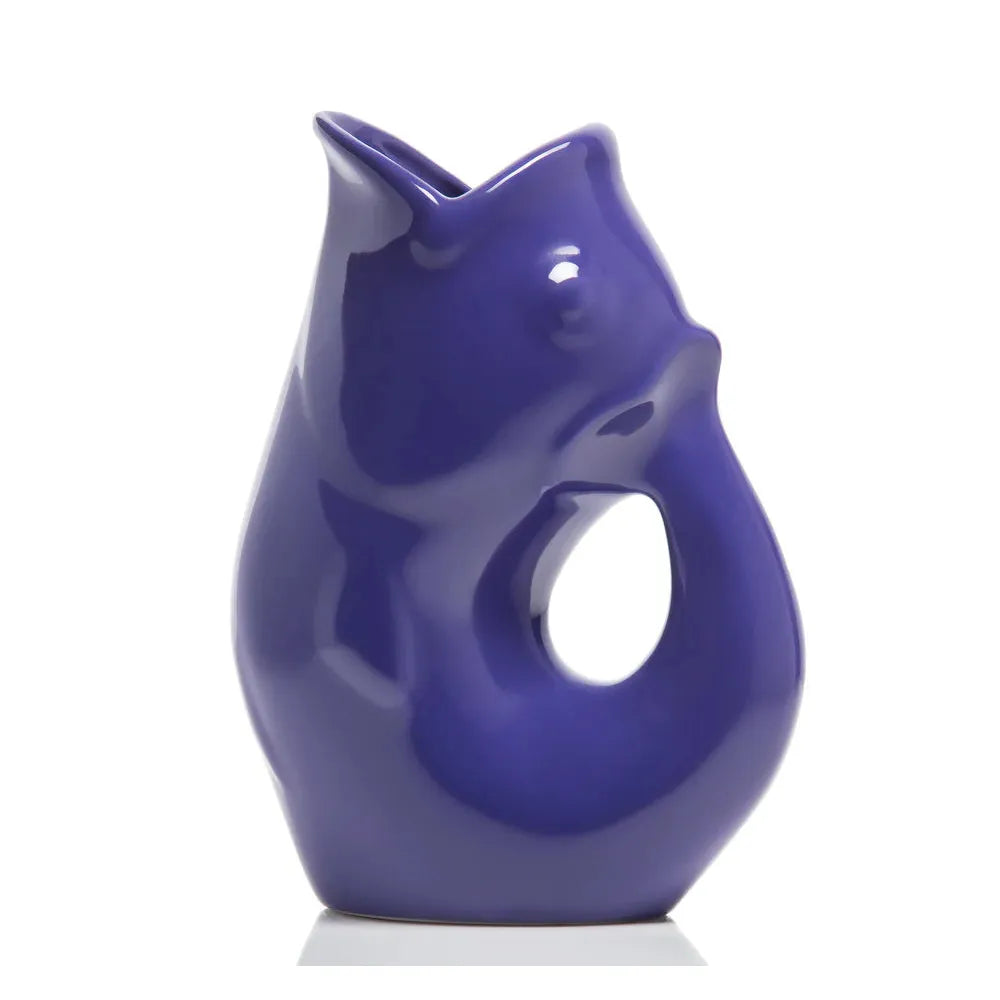 GurglePot - 354ml (12 oz) - Le Pichet Qui Gargouille (Moyen) Bleu Indigo - GurglePot - Pichet et carafe - C6-GGP-IN03 - La Guilde Culinaire