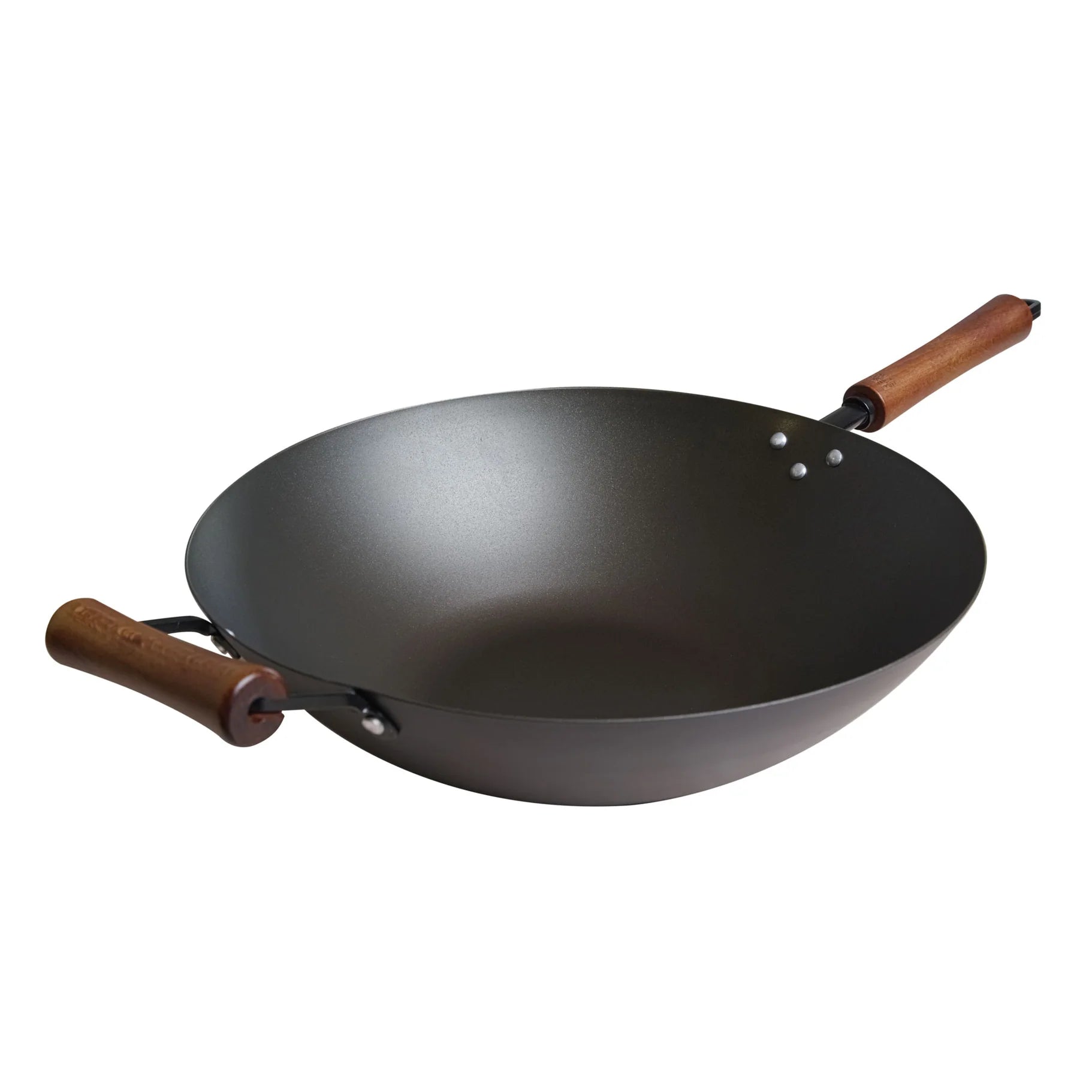 Wok en acier carbone pré-assaisonné 14 po - Série Classic - Joyce Chen - Wok - - La Guilde Culinaire