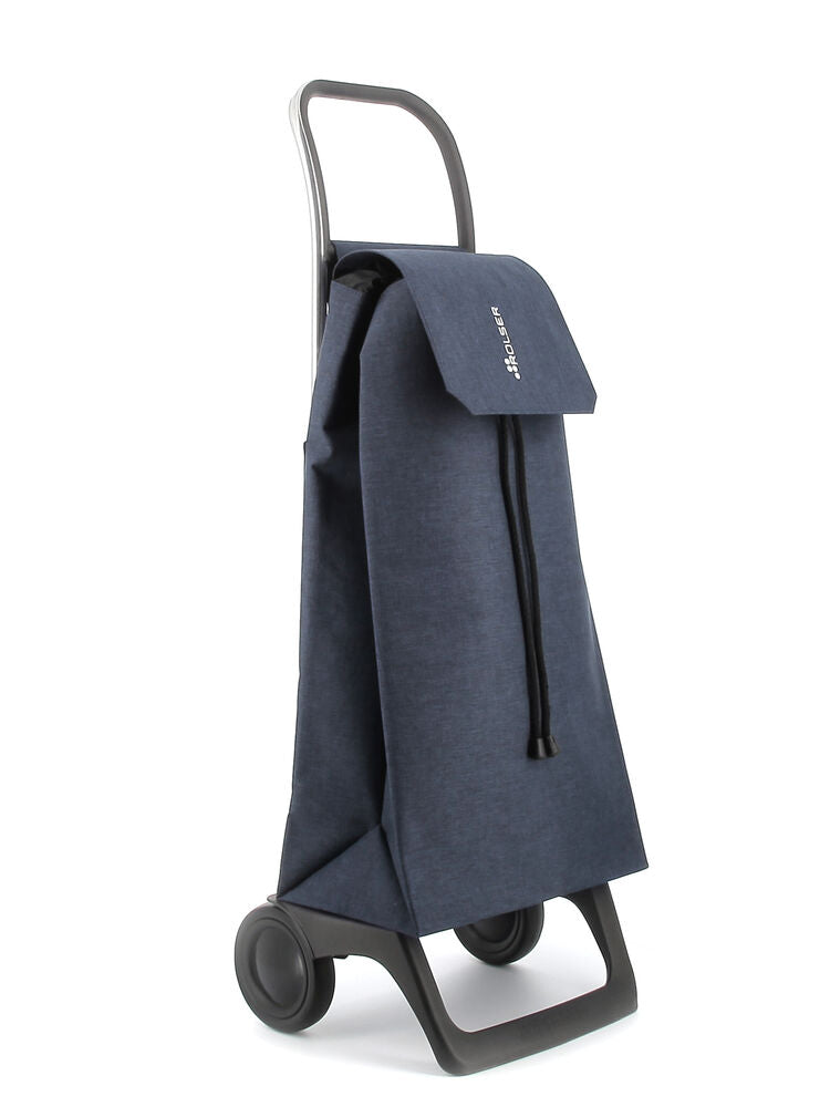Chariot Jet Tweed Joy 2 Roues Bleu marin - Rolser - Sac à épicerie - JET038NAV - La Guilde Culinaire