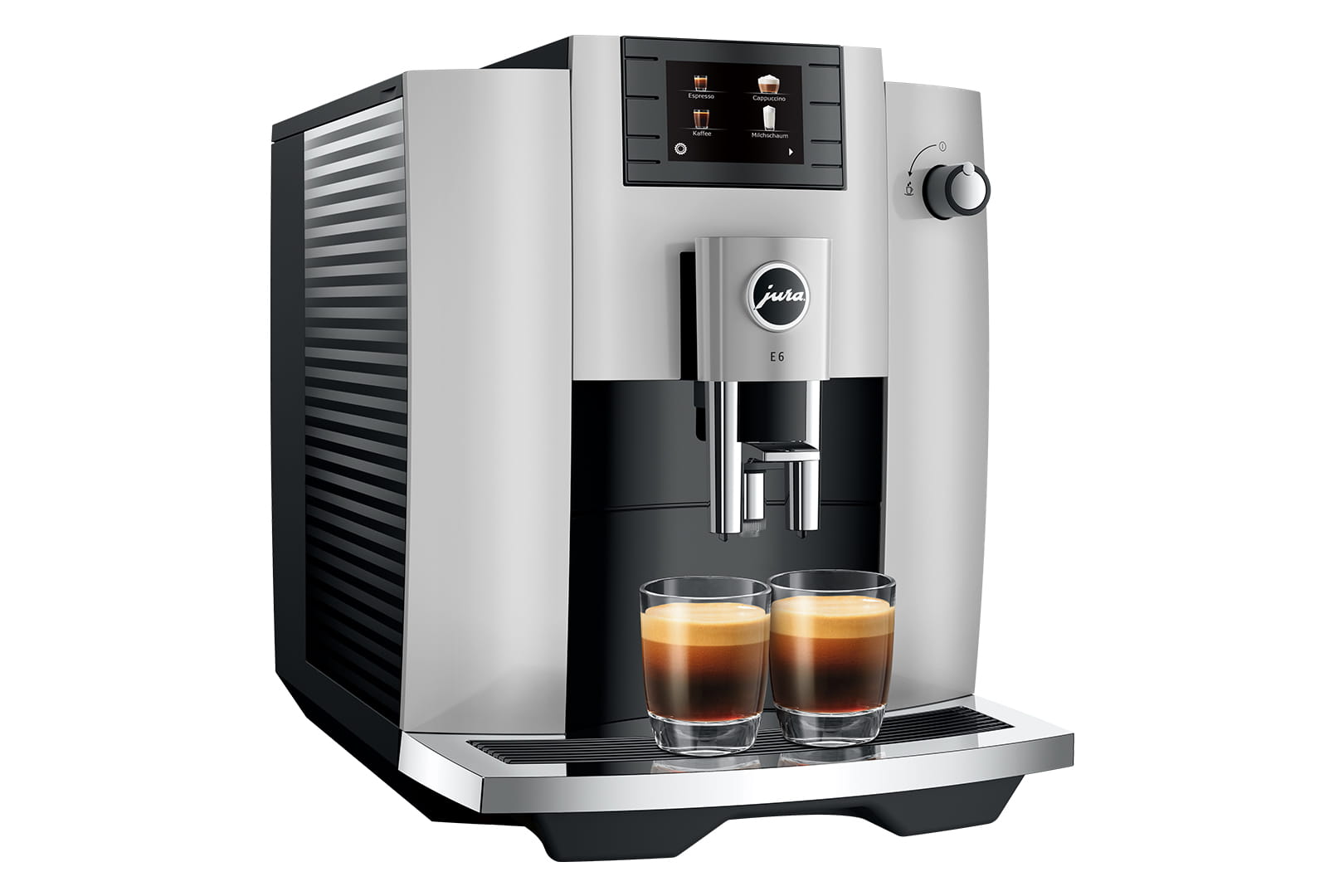 JURA E6 platinum espresso machine