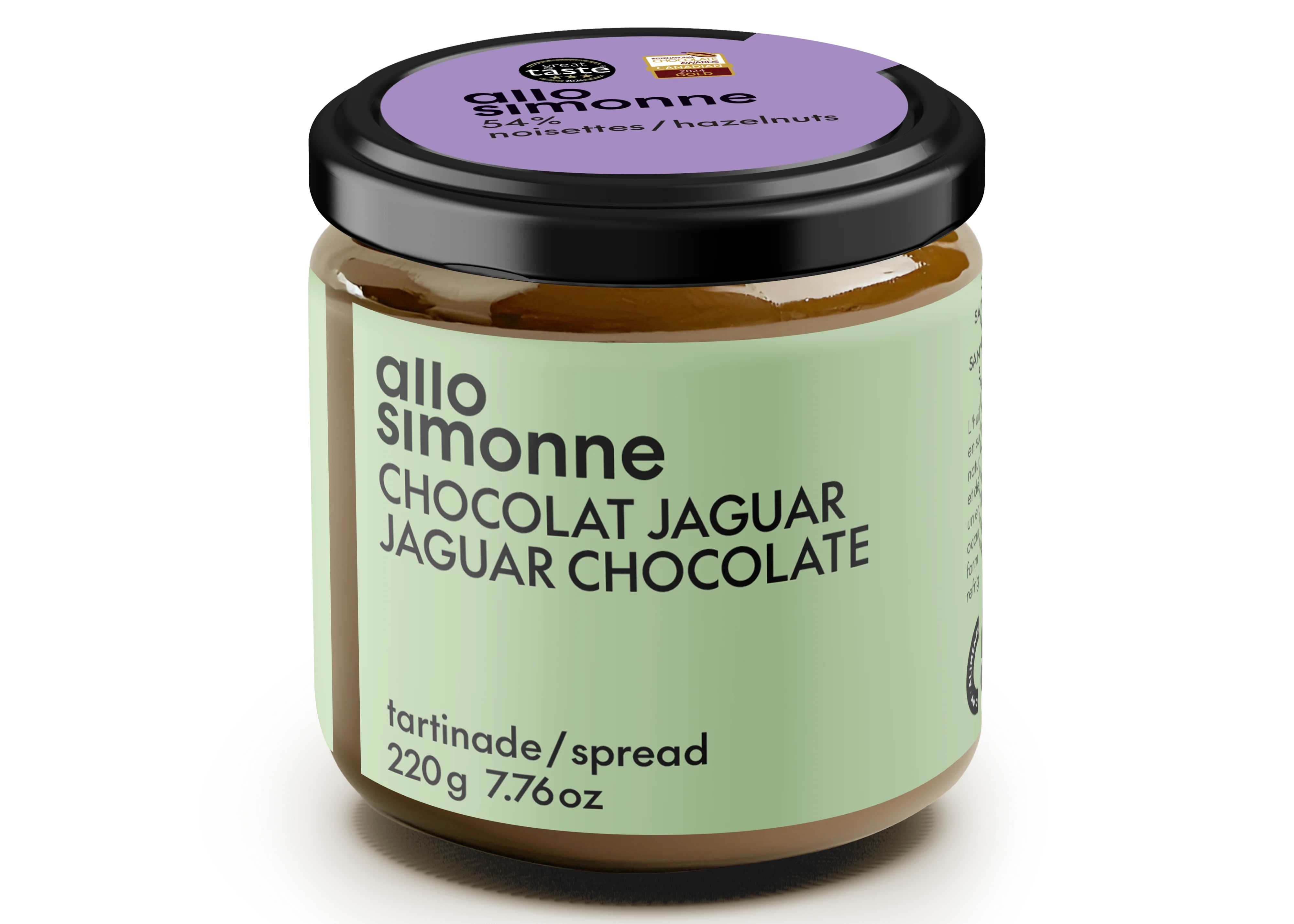 Tartinade Noisettes & Chocolat Jaguar - Allo Simonne - Tartinade - - La Guilde Culinaire