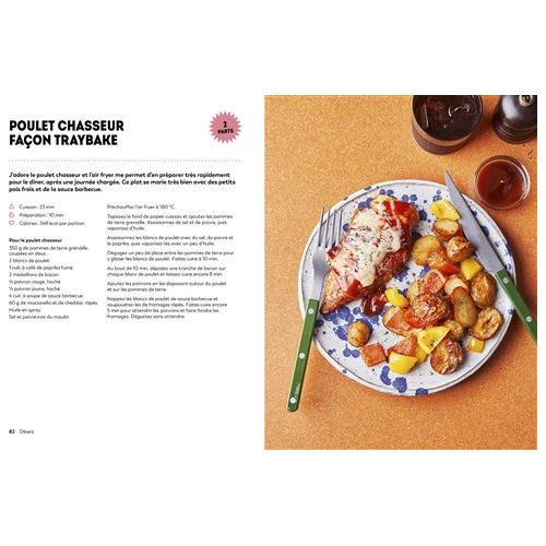 Je cuisine tout avec mon air fryer - Hachette Ed. - Livre de cuisine - - La Guilde Culinaire