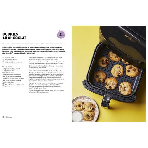 Je cuisine tout avec mon air fryer - Hachette Ed. - Livre de cuisine - - La Guilde Culinaire