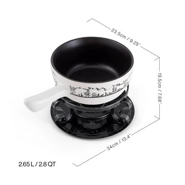 HEIDI Set à fondue 9 pièces - Swissmar - Service à fondue - - La Guilde Culinaire