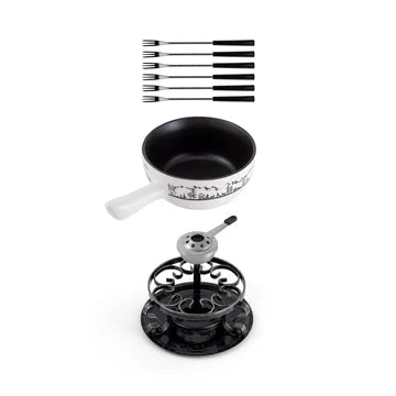 HEIDI Set à fondue 9 pièces - Swissmar - Service à fondue - - La Guilde Culinaire