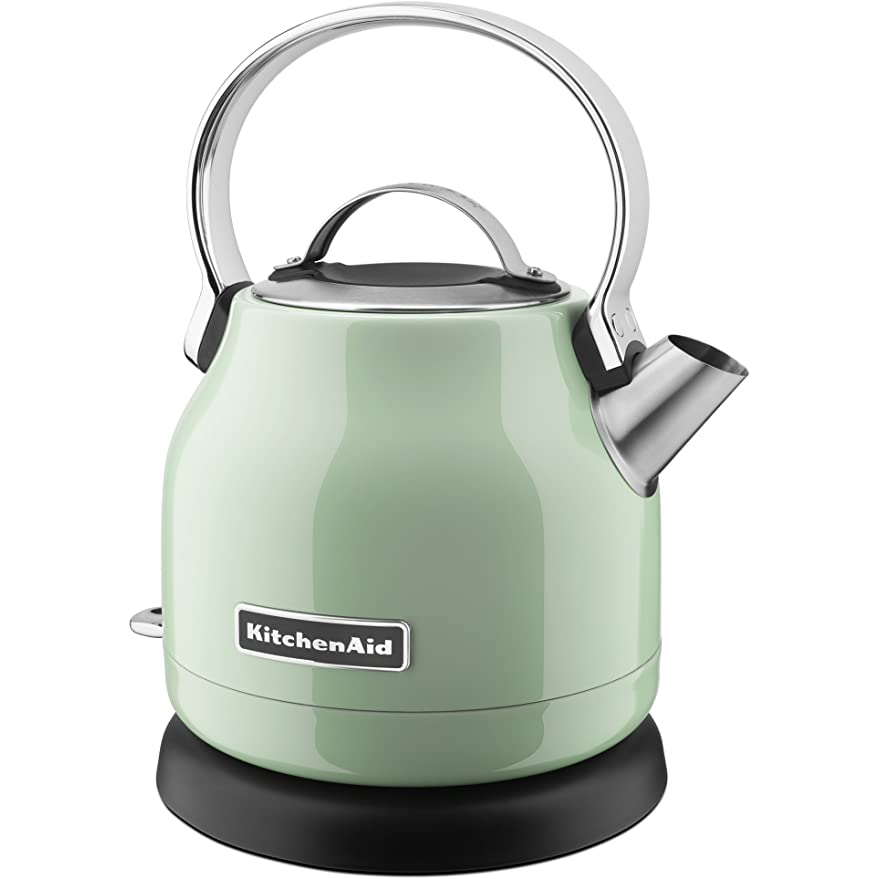 Bouilloire électrique en acier Pistache 1,25L-1.75qt - Kitchenaid - Bouilloire - - La Guilde Culinaire