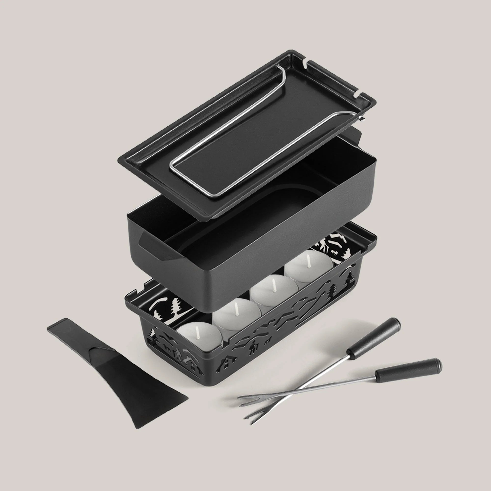 Set de raclette et fondue portable, Swissmar