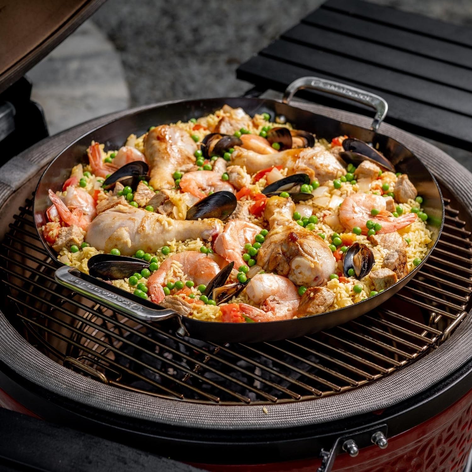 Poêle à paella Karbon Steel - KamadoJoe - Kamado Joe - Poêle - - La Guilde Culinaire