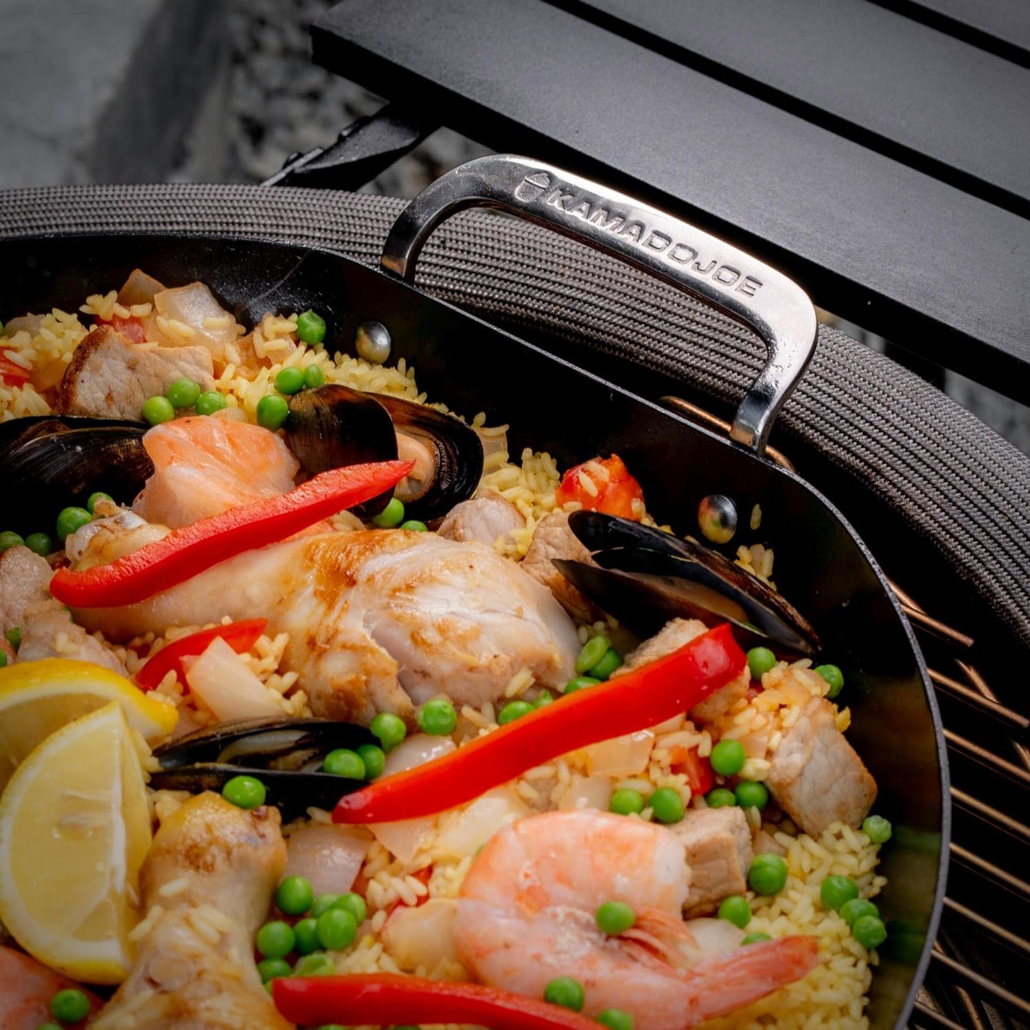Poêle à paella Karbon Steel - KamadoJoe - Kamado Joe - Poêle - - La Guilde Culinaire