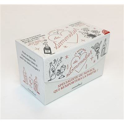 La boîte à quiz du petit sommelier - Marabout - Jeux et jouets - - La Guilde Culinaire