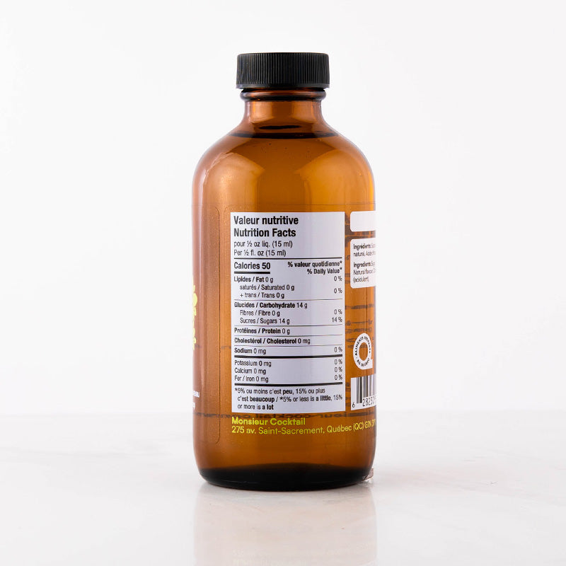 Sirop de fleur de sureau - 250ml - Monsieur Cocktail - Sirop - - La Guilde Culinaire